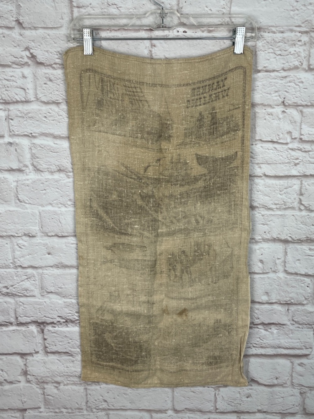 Yankee Whaling Vintage Linen Towel by Warren Boucher - Picture 2 of 6